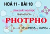Tính chất hoá học của Photpho (P), cấu tạo phân tử và bài tập về Photpho - hoá 11 bài 10